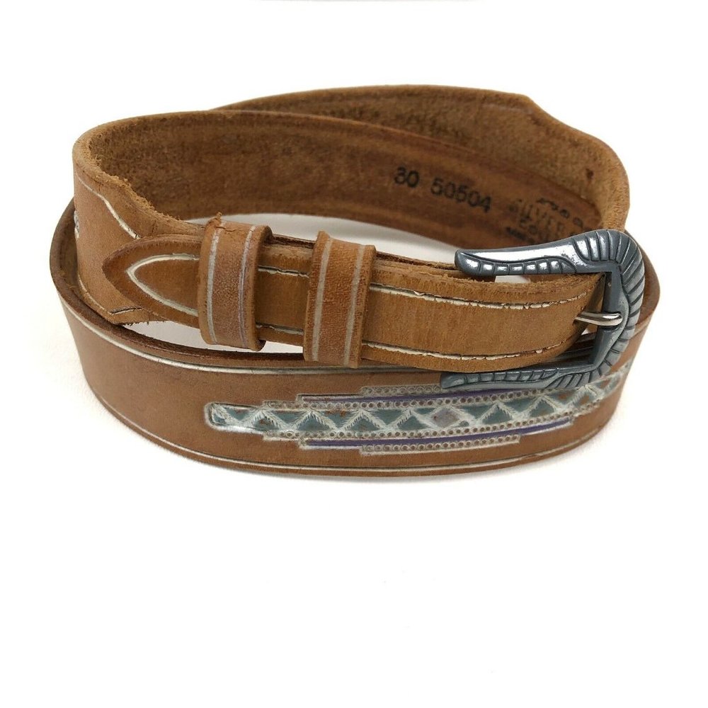 Silver Creek Southwestern Leather Boho Belt